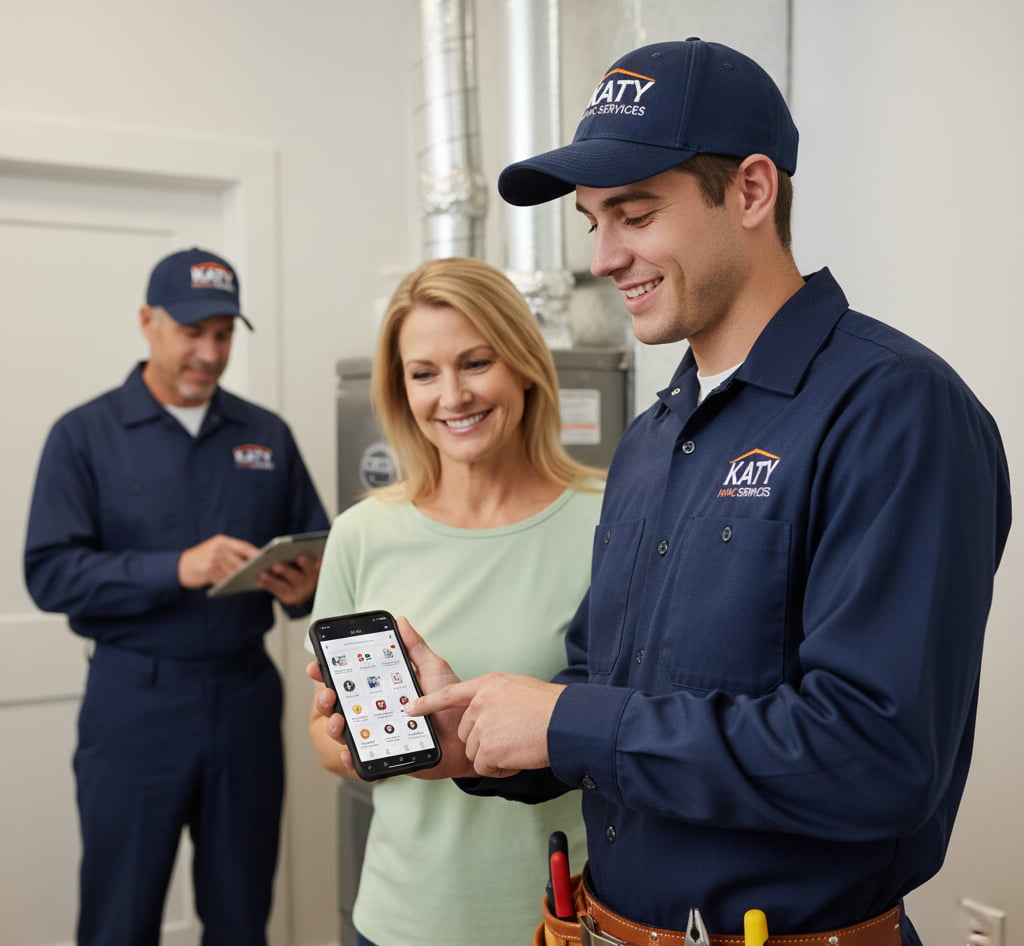 Our technicians making satisfied by serving professional ac services